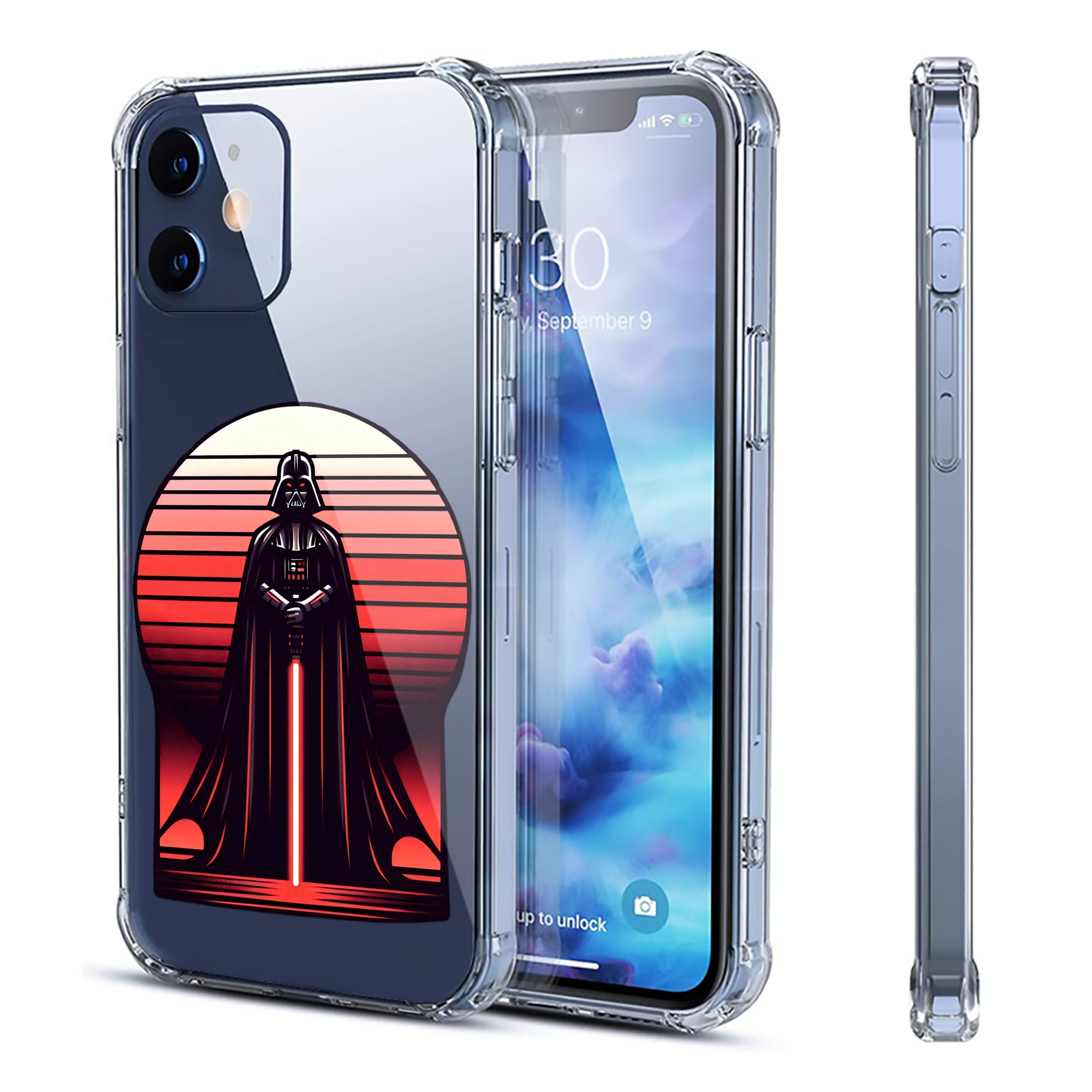 （画像用） スター・ウォーズ Star Wars 【iPhone 12シリーズ対応】透明スマホケース（クリアソフトケース）